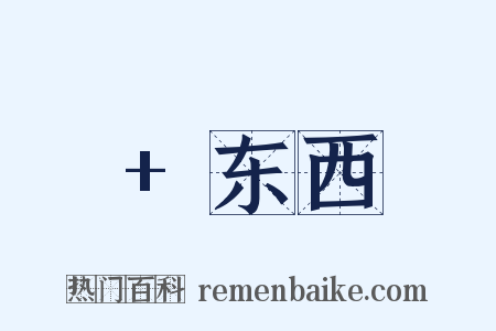 +东西是什么意思的图片